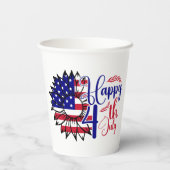 Gobelets En Papier 4 juillet (Verso)