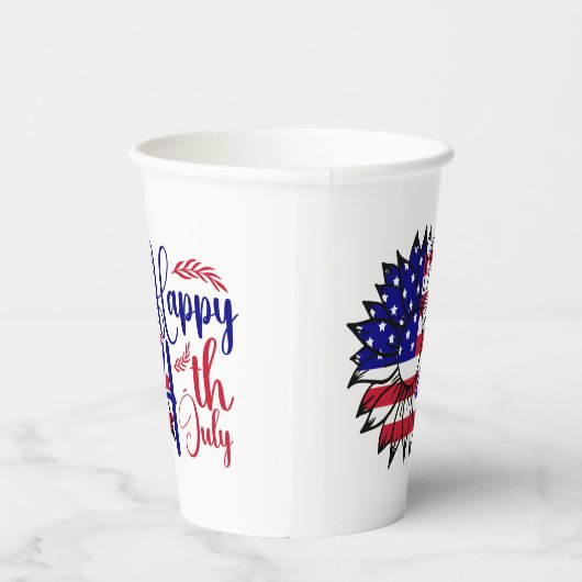 Gobelets En Papier 4 juillet (Droite)