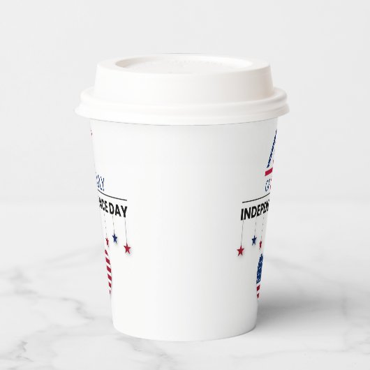 Gobelets En Papier 4 juillet (Gauche)