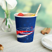 Gobelets En Papier 4 Juillet Abstrait