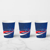 Gobelets En Papier 4 Juillet Abstrait