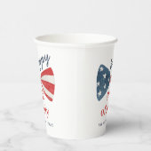 Gobelets En Papier 4 juillet Cute personnalisée (Droite)