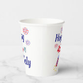 Gobelets En Papier 4 juillet heureux (Droite)