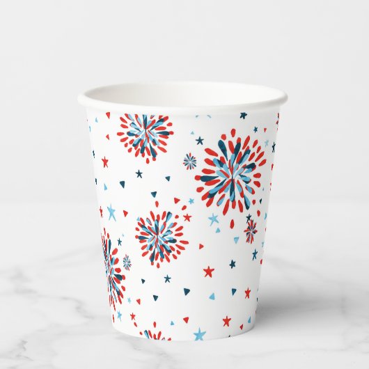 Gobelets En Papier 4 juillet premier anniversaire (Recto)