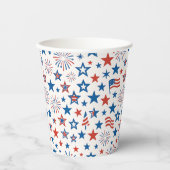 Gobelets En Papier 4 juillet tasses de fête (Recto)
