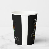 Gobelets En Papier 50e anniversaire Cheers and Beers Golf Black and G (Droite)