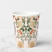 Gobelets En Papier 50e anniversaire Vintage Floral (Droite)