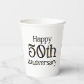 Gobelets En Papier 50e Anniversary (Verso)
