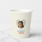 Gobelets En Papier 5 Anniversaire Cirque THÈME PHOTO COLLAGE (Verso)