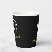 Gobelets En Papier 60 et fabuleux Elegant White Script Anniversaire (Gauche)