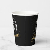 Gobelets En Papier 60 et fabuleux Elegant White Script Anniversaire (Droite)