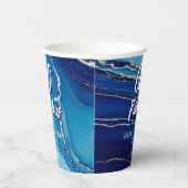 Gobelets En Papier 60 et Fabulous Marble Parties scintillant Annivers (Droite)