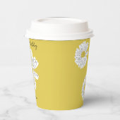 Gobelets En Papier 60e anniversaire Spring Daisies Fête Florale (Gauche)