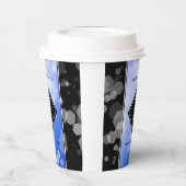 Gobelets En Papier 65e anniversaire de l'élégant Mariage Blue Sapphir (Gauche)