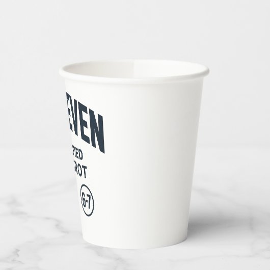 Gobelets En Papier 6 7 Certified Brain Rot (Gauche)