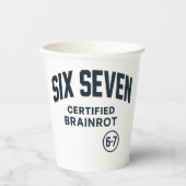 Gobelets En Papier 6 7 Certified Brain Rot (Recto)