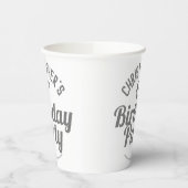 Gobelets En Papier 6e anniversaire de l'enfant (Gauche)