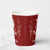 Gobelets En Papier 70 and Fabulous Foliage Red 70th Birthday  (Droite)