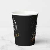 Gobelets En Papier 80 et fabuleux Elegant White Script Anniversaire (Gauche)