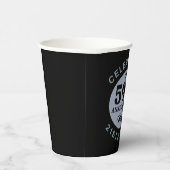 Gobelets En Papier 80e Humour d'anniversaire personnalisé (Droite)