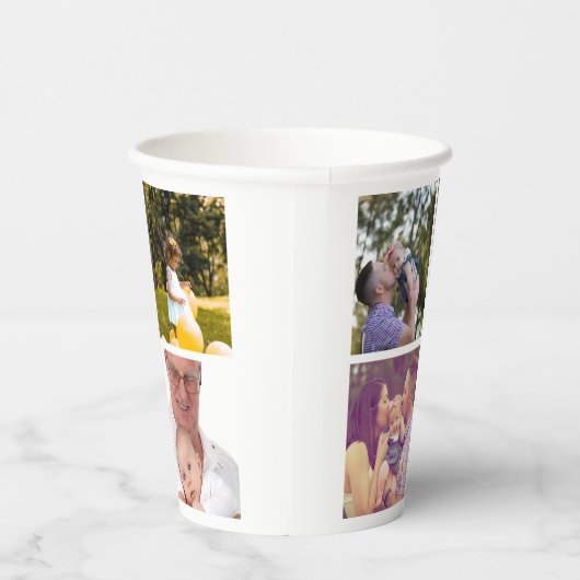 Gobelets En Papier 8 Photo Collage do-it-yourself Fun Café Personnali (Droite)