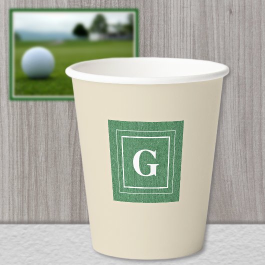 Gobelets en papier 8oz avec monogramme, impression