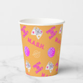 Gobelets En Papier 90's Throwback Pink and Orange (Verso)