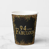 Gobelets En Papier 94e anniversaire  (Verso)