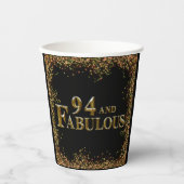 Gobelets En Papier 94e anniversaire  (Recto)