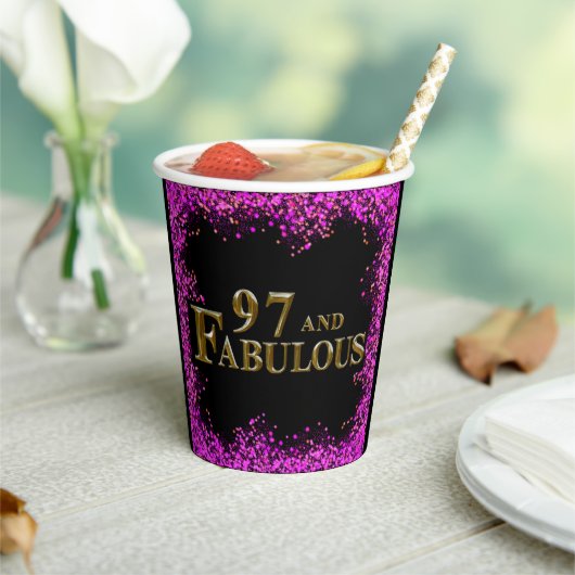 Gobelets En Papier 97e anniversaire (Insitu)