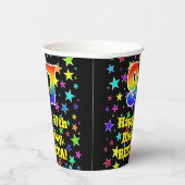 Gobelets En Papier 97e anniversaire : Fun Stars Motif et Rainbow 97 (Droite)