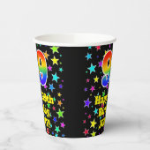Gobelets En Papier 99e anniversaire : Fun Stars Motif et Rainbow 99 (Gauche)