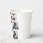 Gobelets En Papier 9 Photo Custom Personalized Collage (Gauche)