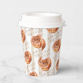 Gobelets En Papier A Bun in the Oven Cinnamon Roll Theme Baby Shower (Droite)