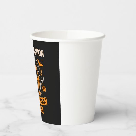 Gobelets En Papier A cause de l'inflation, voici mon Halloween (Gauche)