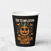 Gobelets En Papier A cause de l'inflation, voici mon Halloween (Recto)
