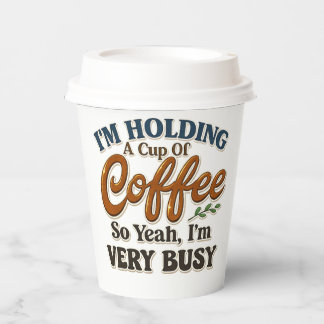 Gobelets en papier à couvercle pour fête du café a