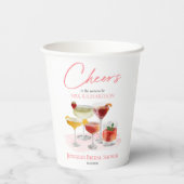 Gobelets En Papier À la vôtre | Réception de mariage avec cocktail à  (Verso)