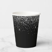 Gobelets en papier à monogramme avec paillettes ar (Verso)