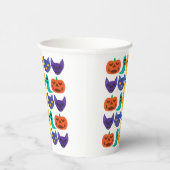 Gobelets en papier à motif Halloween (Droite)