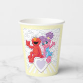 Gobelets En Papier Abby & Elmo Graphic (Verso)