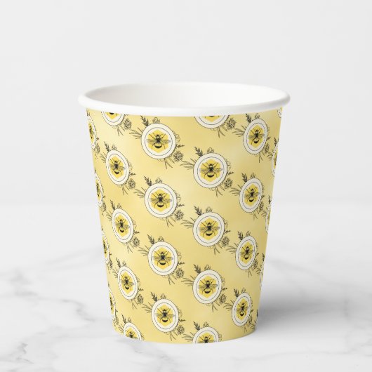 Gobelets En Papier Abeille (Recto)