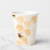 Gobelets En Papier Abeille aquarelle (Verso)