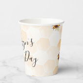 Gobelets En Papier Abeille aquarelle (Gauche)