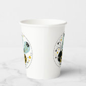 Gobelets En Papier Abeille blanche (Droite)