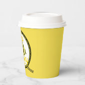 Gobelets En Papier Abeille Joyeuse Bumble Jaune Bee (Gauche)