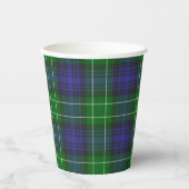 Gobelets En Papier Abercrombie Tartan Scottish Plaid Motif (Recto)
