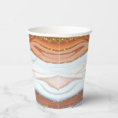 Gobelets En Papier Abstract Glitter Strata Wedding Cheers SW ID903 (Droite)