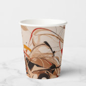 Gobelets En Papier Abstract painting (Verso)