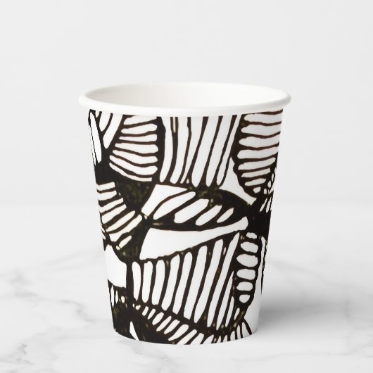 Gobelets En Papier Abstract Pen Scribble Squiggle Drawing (Recto)